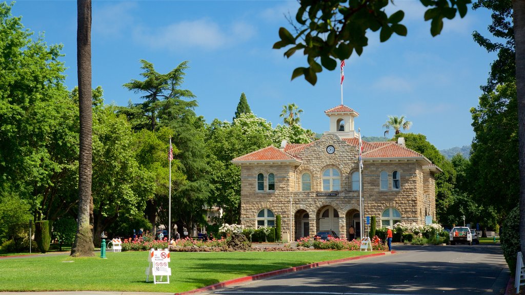 Sonoma Plaza montrant parc