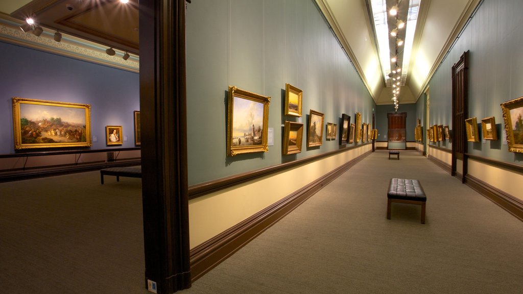 Crocker Art Museum showing art and interior views