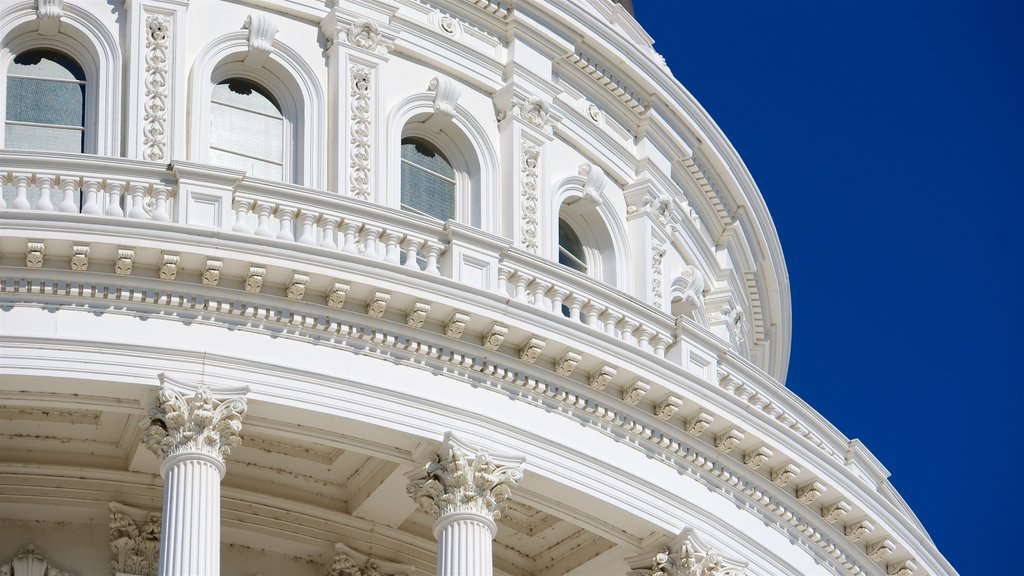 California State Capitol which includes heritage elements