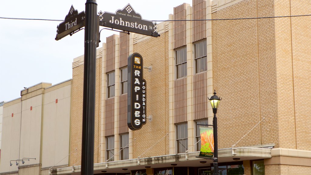 Alexandria showing signage