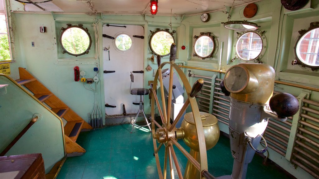 Lightship Chesapeake showing cruising and interior views