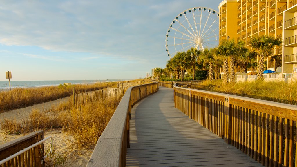 SkyWheel Myrtle Beach mettant en vedette vues littorales