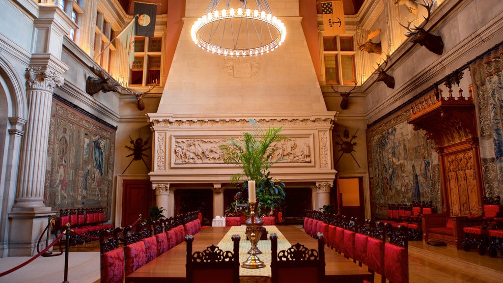 Biltmore Estate showing interior views and heritage elements