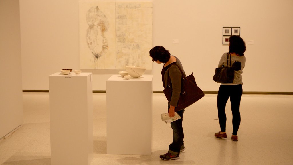 Carnegie Museum of Art ofreciendo arte y vista interna y también una pareja