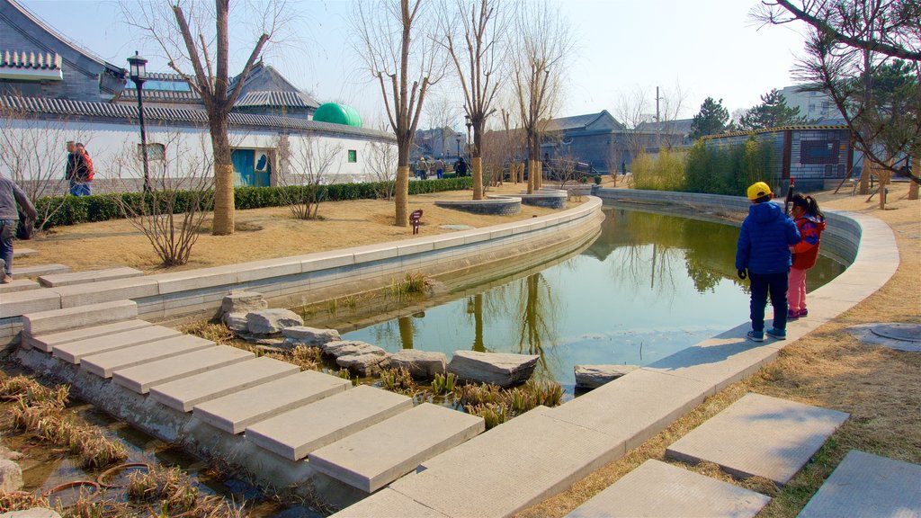 Beijing featuring a river or creek as well as children