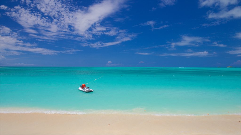 Valley Church Beach which includes a beach, general coastal views and tropical scenes