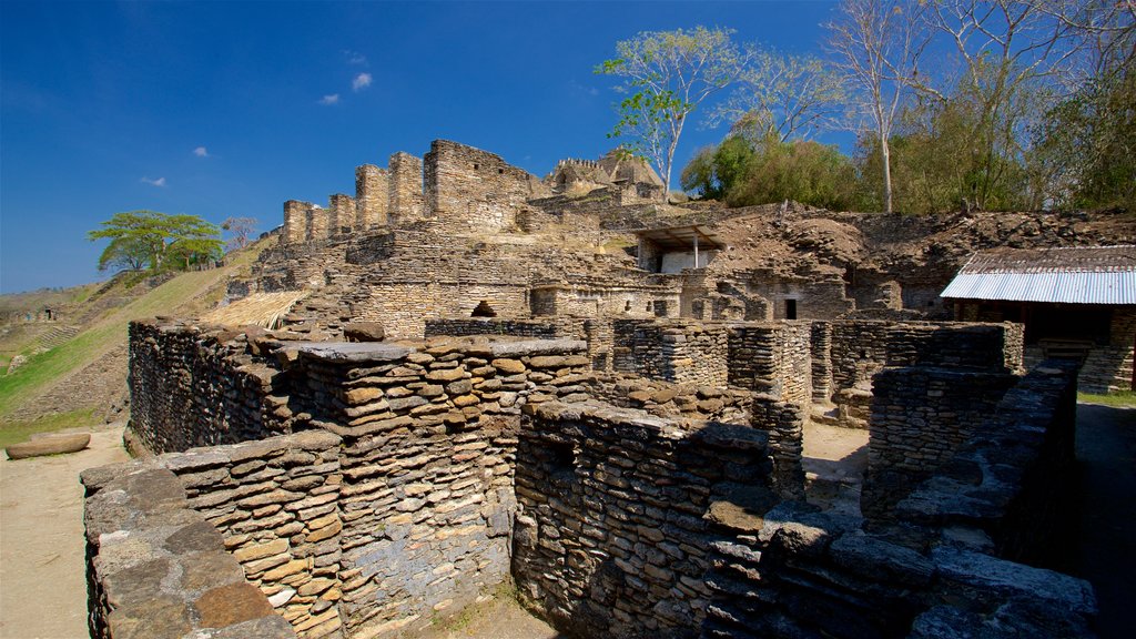 Toniná das einen historische Architektur