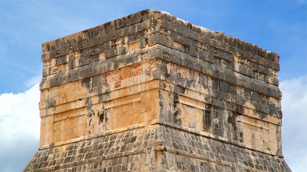 Templo del Barbado & Templo de los Jaguares y Escudos mostrando elementos de patrimônio