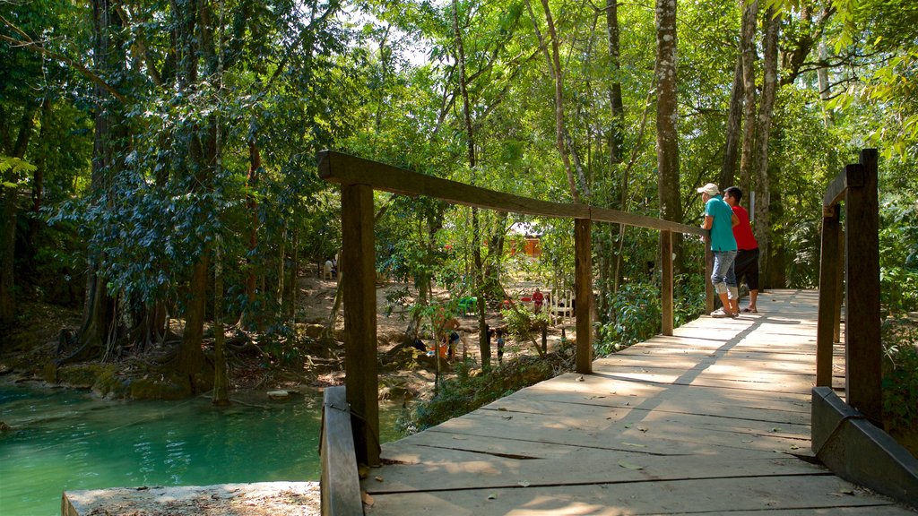 Cascada de Roberto Barrios que inclui uma ponte e um rio ou córrego assim como um casal