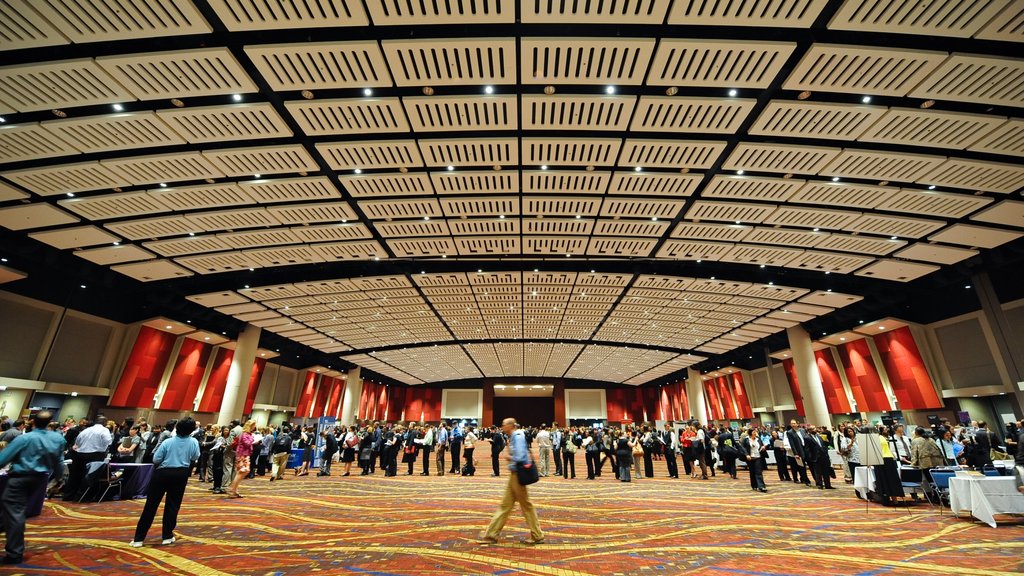 McCormick Place which includes interior views as well as a large group of people