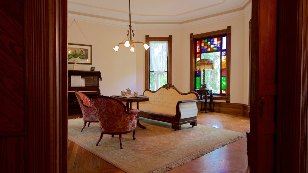 Lapham-Patterson House showing interior views and a house