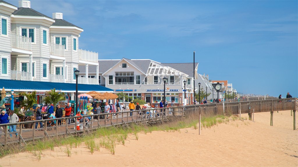 Bethany Beach which includes general coastal views and a beach