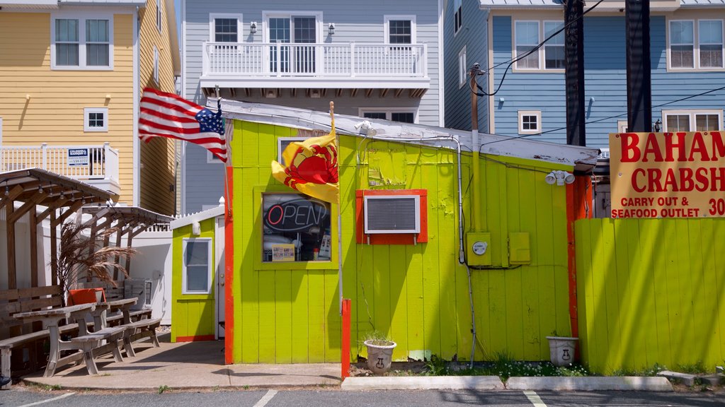 Fenwick Island mettant en vedette signalisation