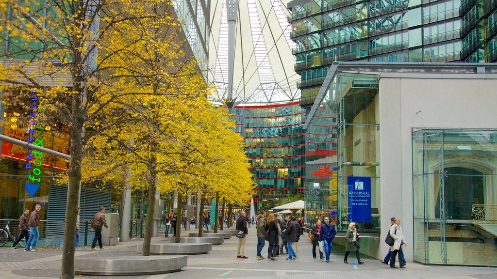 Potsdamer Platz featuring a square or plaza and a city