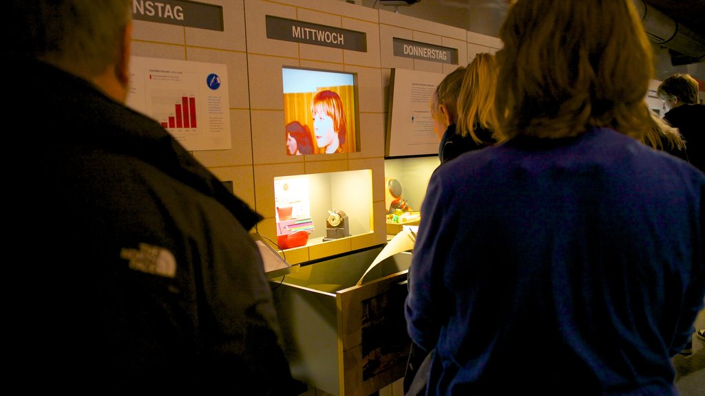 DDR Museum showing signage and interior views