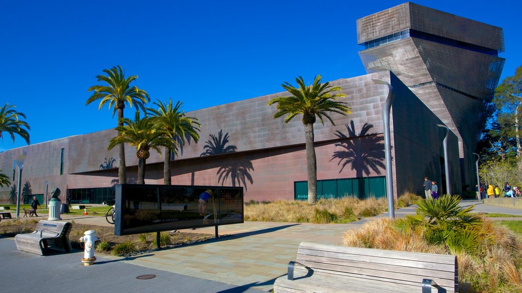 De Young Museum showing a city