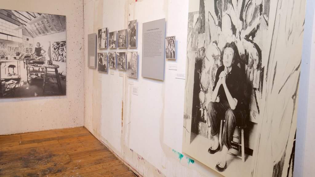 Pollack-Krasner House and Studio showing interior views