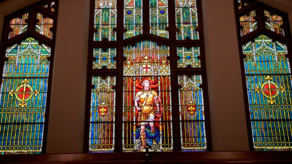 Princeton caracterizando uma igreja ou catedral, aspectos religiosos e vistas internas