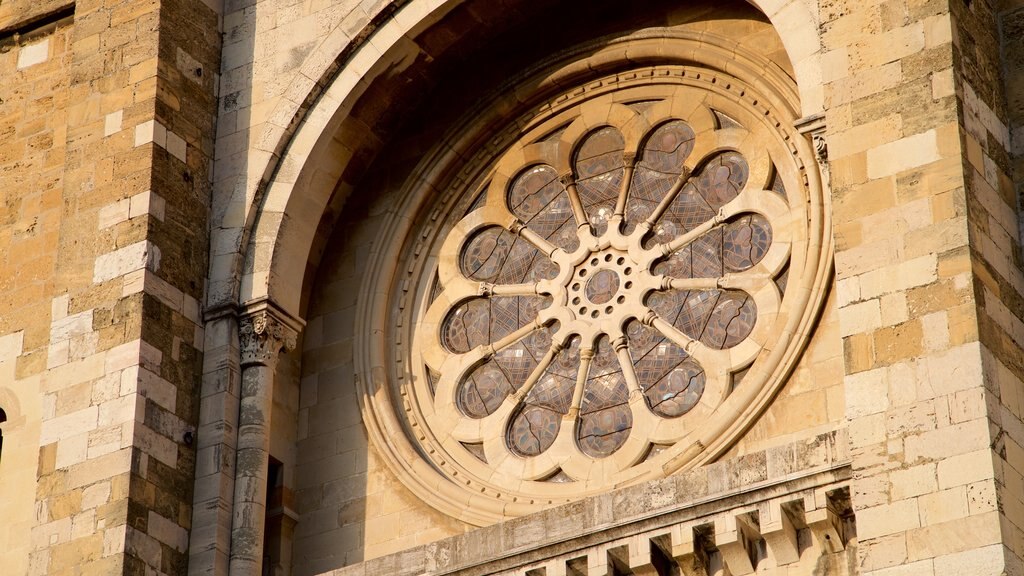 Lisbon Cathedral showing heritage elements