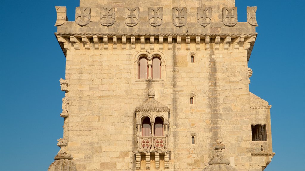 Belem Tower featuring heritage elements