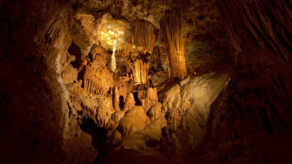 Bridal Cave showing caves