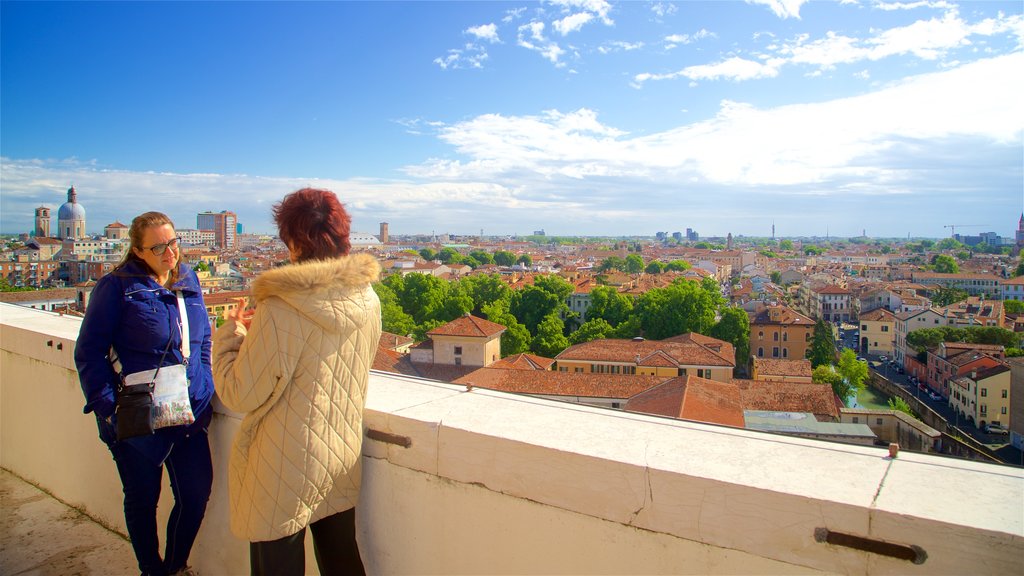 La Specola Observatory showing a city, landscape views and views