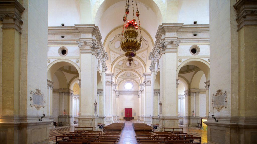 Basilica of St. Giustina showing heritage elements, a church or cathedral and interior views