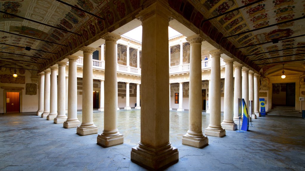 Palazzo del Bò showing interior views and heritage elements