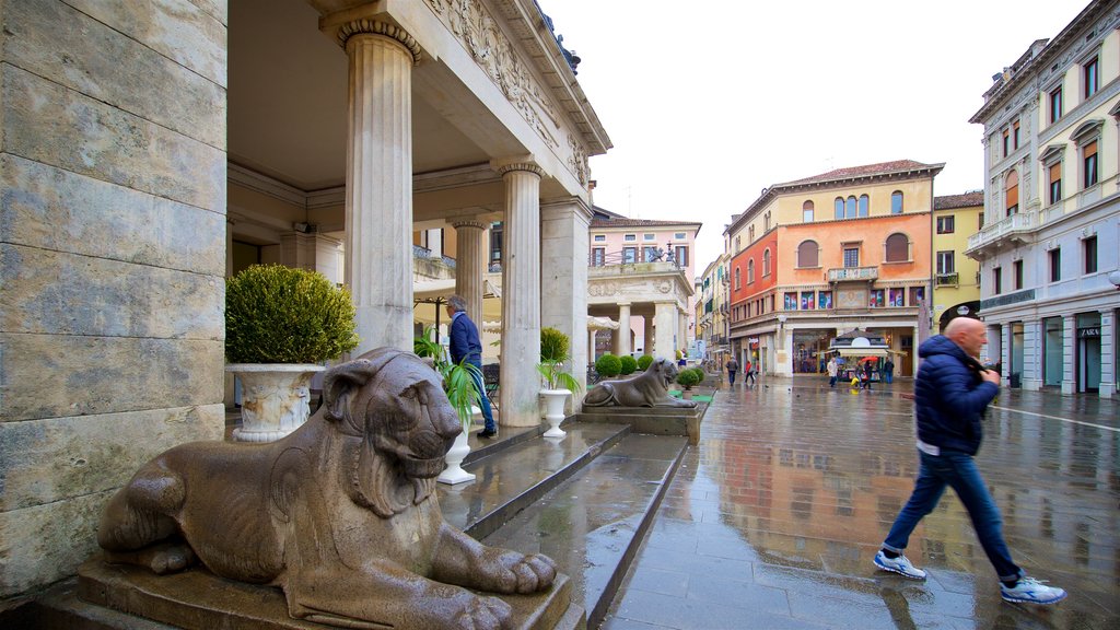 Pedrocchi Cafe which includes a city, heritage elements and a statue or sculpture