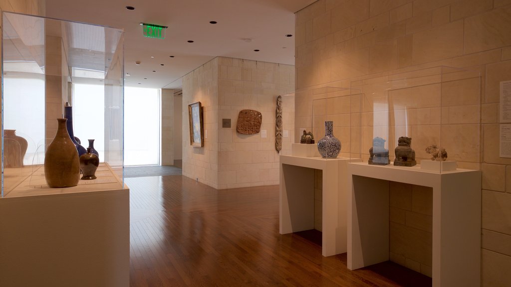 Fred Jones Jr. Museum of Art featuring interior views