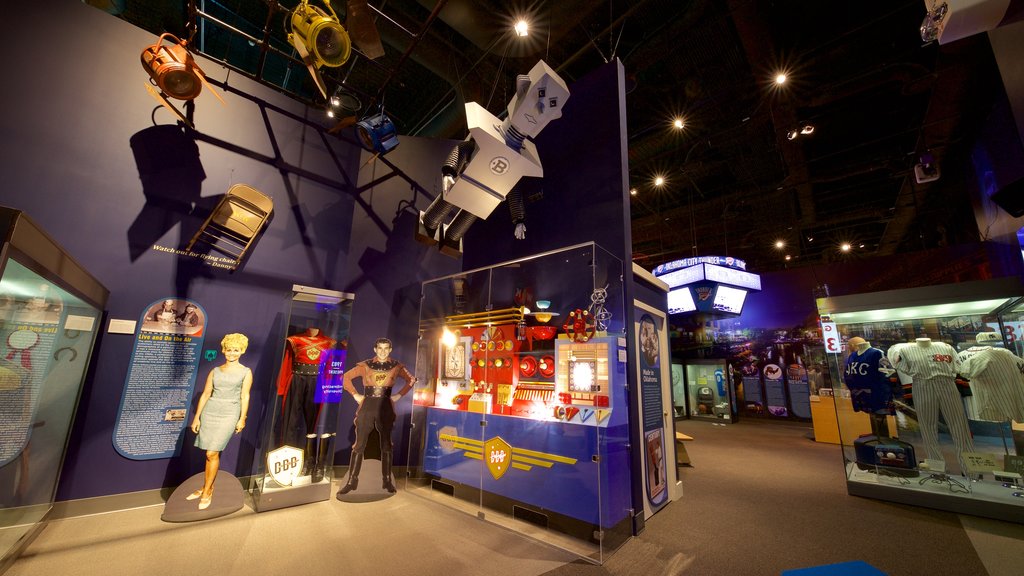 Oklahoma History Center featuring interior views