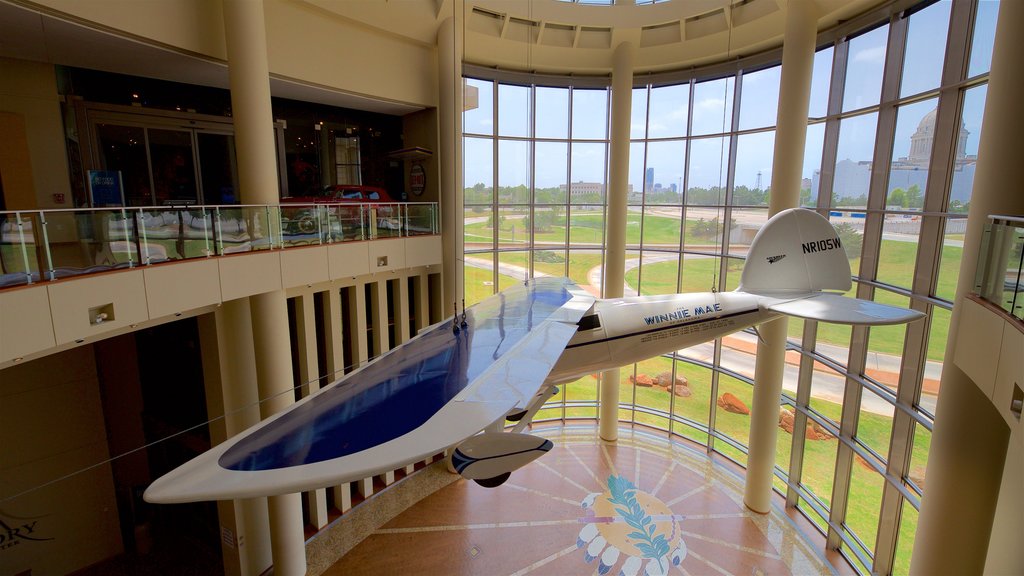 Oklahoma History Center showing heritage elements and interior views