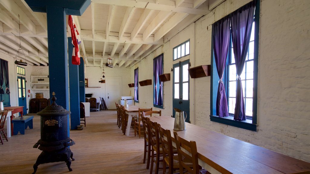 Fort Gibson Historic Site showing heritage elements and interior views