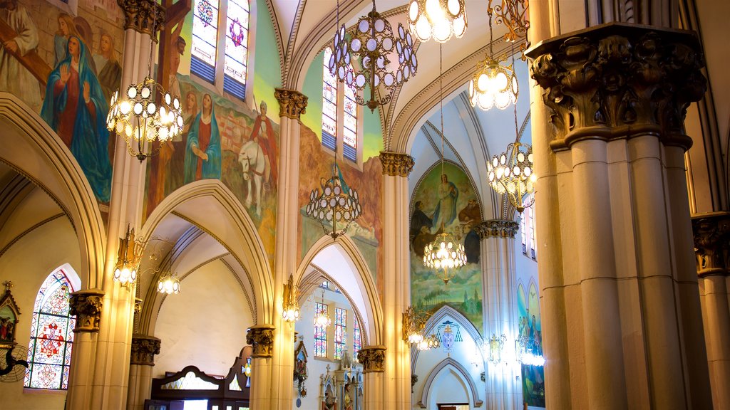 Basilica of Our Lady of Mount Carmel which includes heritage elements, art and religious aspects