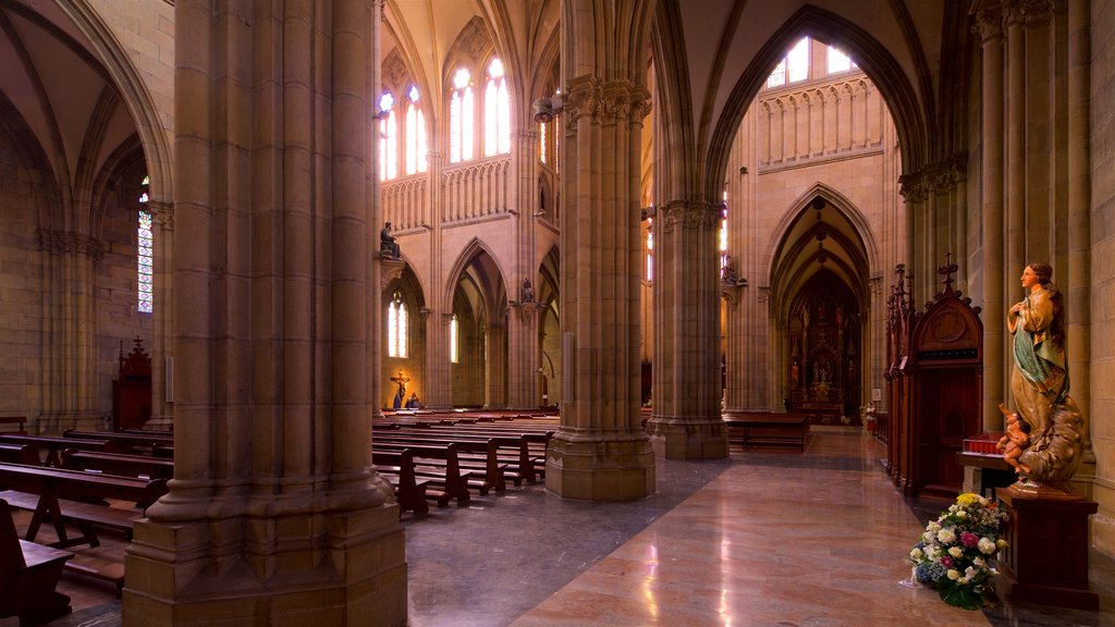 Cathedral of the Good Shepherd featuring heritage elements, a church or cathedral and interior views