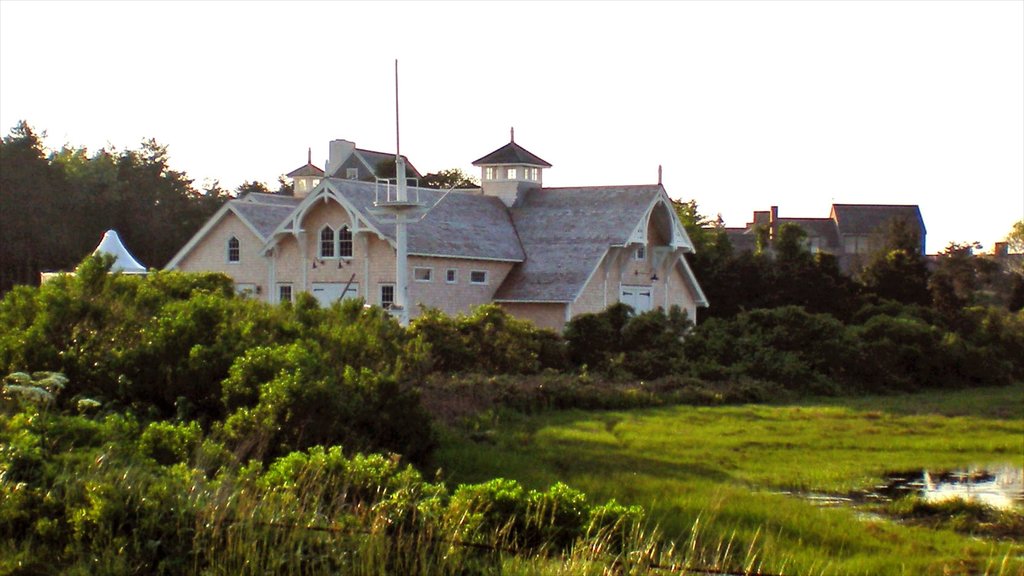 Nantucket which includes heritage architecture and a house