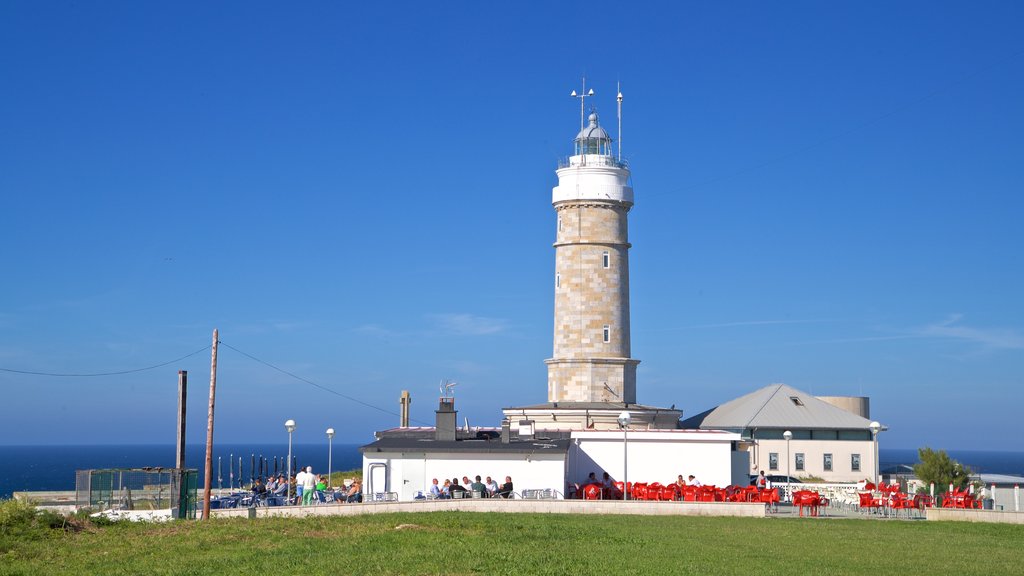 Cabo Mayor-fyrtårnet som omfatter et fyrtårn