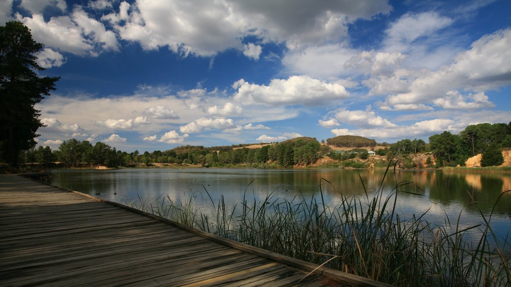 Beechworth ofreciendo un lago o abrevadero