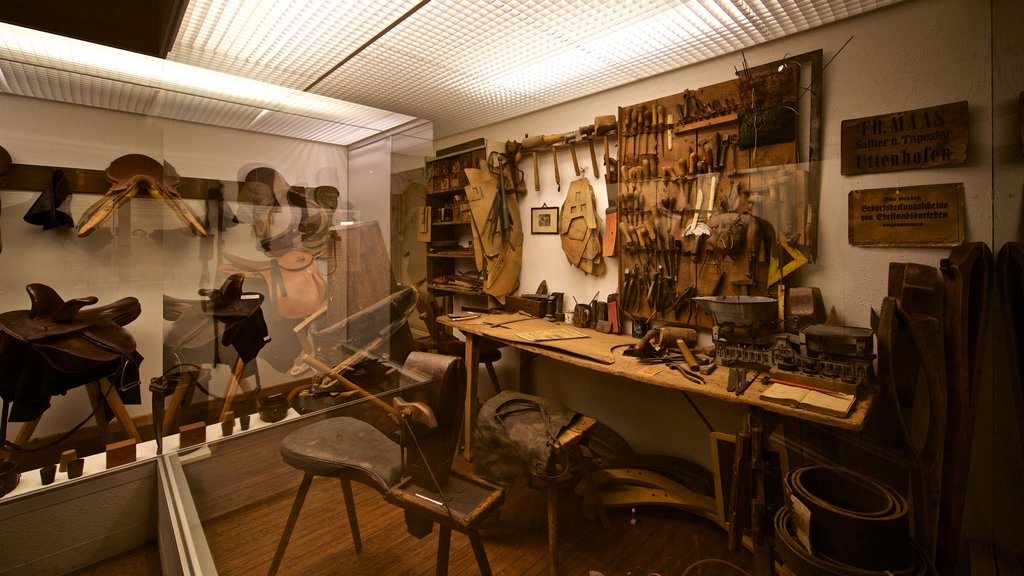 German Leather Museum which includes interior views