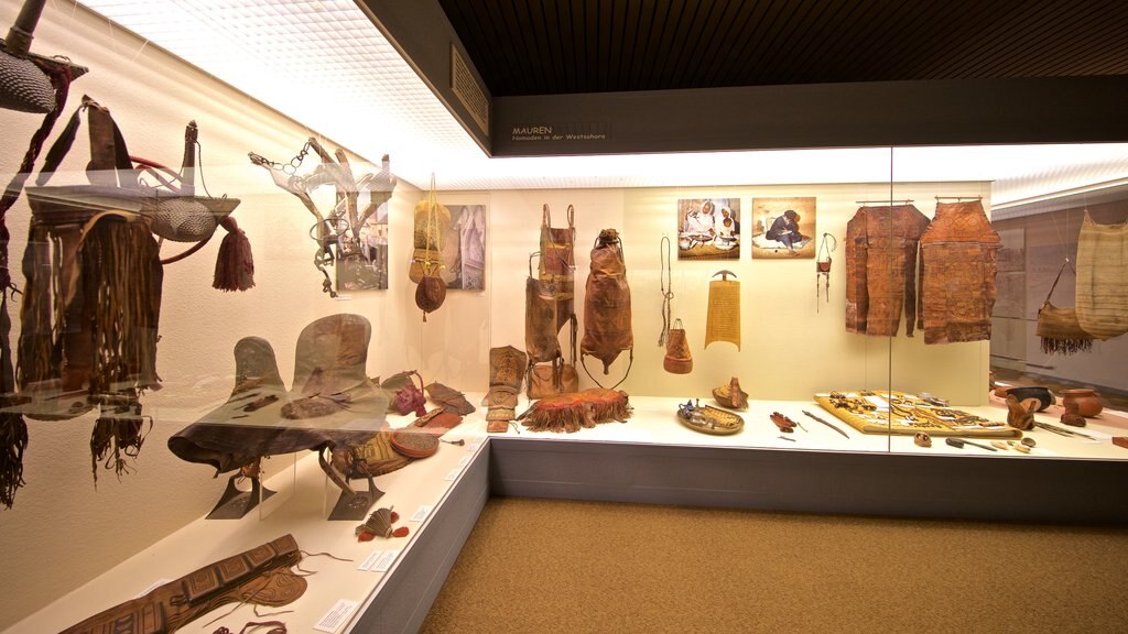 Museo Alemán del Cuero ofreciendo vistas interiores y elementos del patrimonio