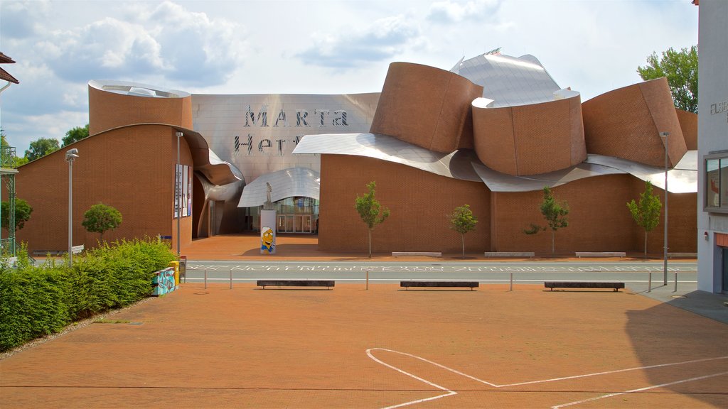 Museu MARTa Herford mostrando arquitetura moderna