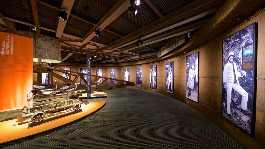 Rammelsberg Mine and Mining Museum featuring interior views