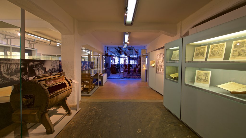 Rammelsberg Mine and Mining Museum which includes interior views