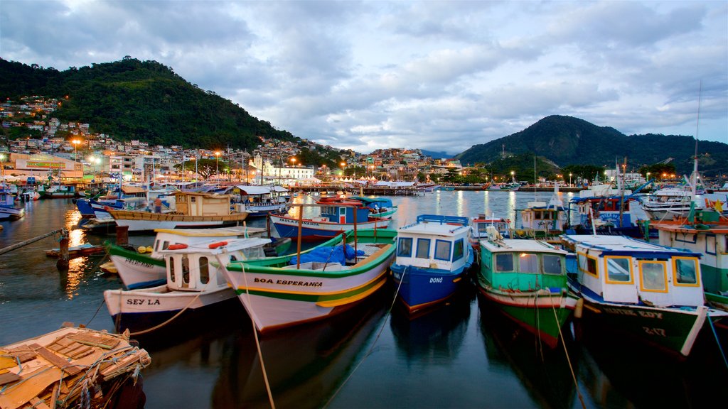 Angra dos Reis featuring a coastal town and a bay or harbour