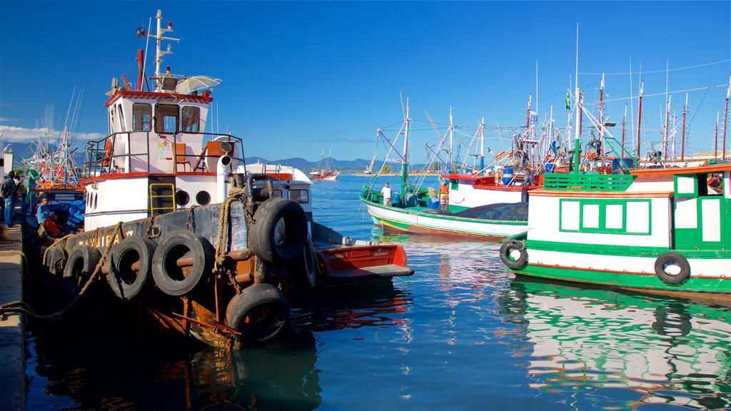 Angra dos Reis Port which includes a bay or harbor