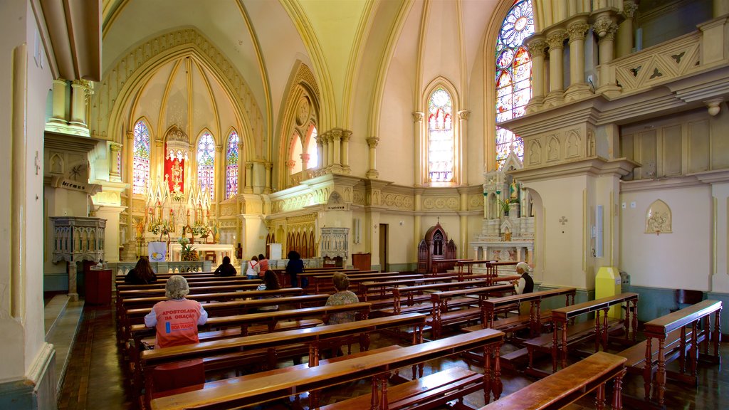 Boa Viagem Cathedral showing heritage elements, a church or cathedral and interior views