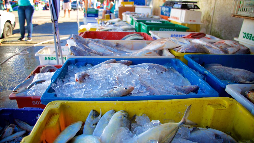 Mercado de Peixe que inclui mercados e comida