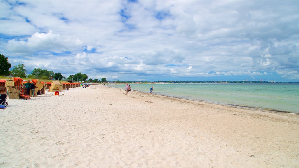 Scharbeutz showing a sandy beach and general coastal views