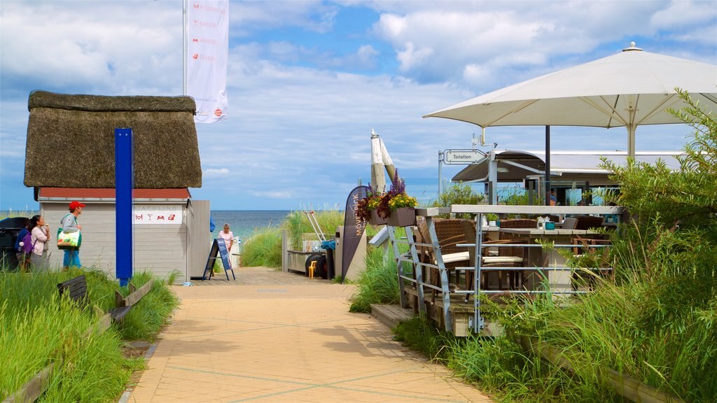 Scharbeutz menunjukkan pemandangan umum pantai maupun pasangan