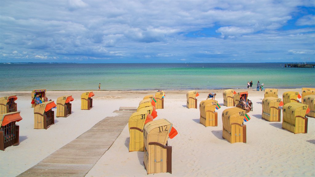 Scharbeutz que inclui paisagens litorâneas e uma praia de areia